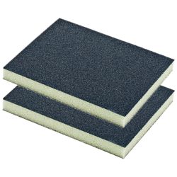 Sanding Sponge Block Two Sided 125x100x10 2pc